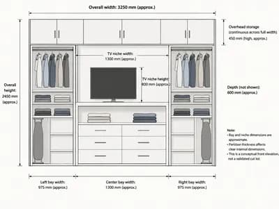 Bedroom interior design visualization