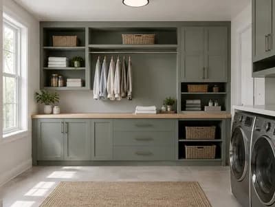 Laundry Room interior design visualization