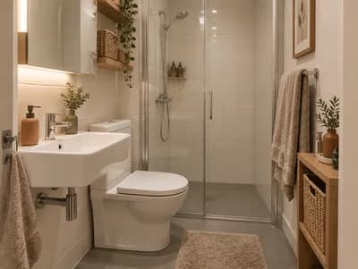 Bathroom interior design visualization