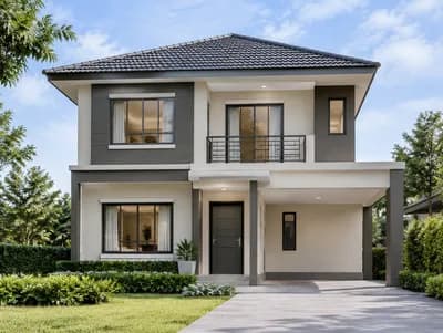 Exterior interior design visualization