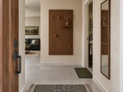 Entryway interior design visualization