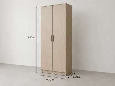 Closet interior design visualization