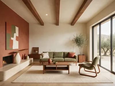 Living Room interior design visualization