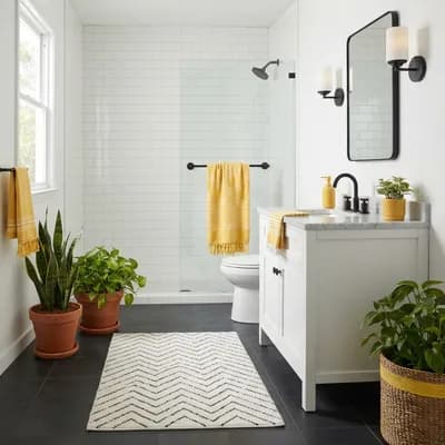 Bathroom interior design visualization