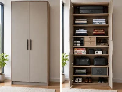 Closet interior design visualization