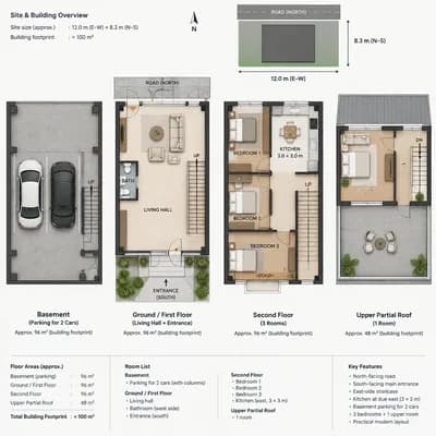 Living Room interior design visualization