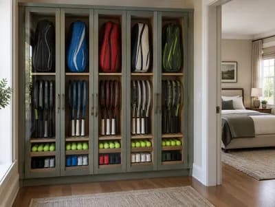 Bedroom interior design visualization