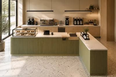 Bar interior design visualization
