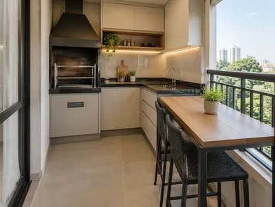Outdoor Dining interior design visualization
