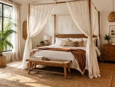 Bedroom interior design visualization