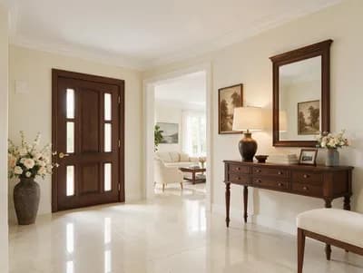 Hallway interior design visualization