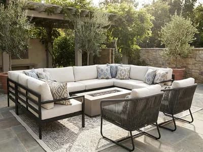 Patio interior design visualization