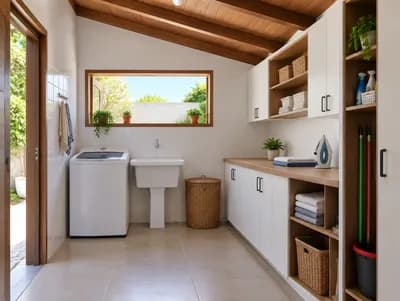 Laundry Room interior design visualization