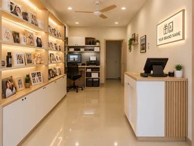 Entryway interior design visualization
