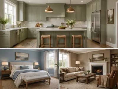 Living Room interior design visualization