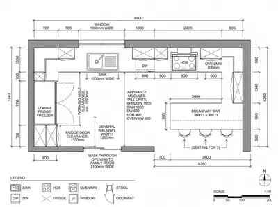 Bar interior design visualization