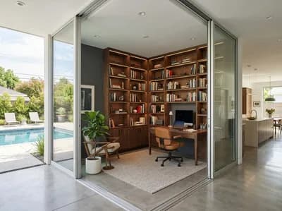 Entryway interior design visualization