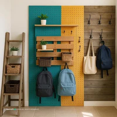 Entryway interior design visualization
