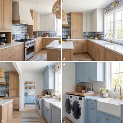 Laundry Room interior design visualization