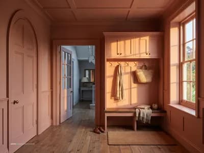 Entryway interior design visualization