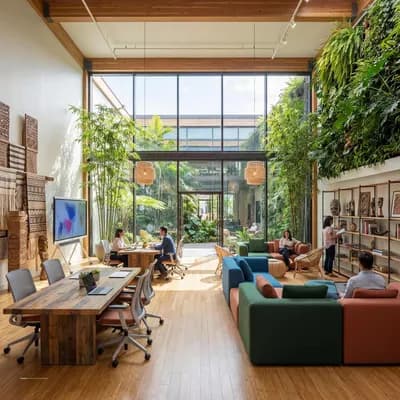 Open Space interior design visualization