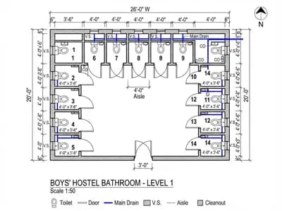 Bathroom interior design visualization