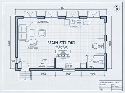 Kitchen interior design visualization