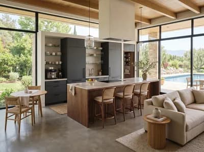 Living Room interior design visualization