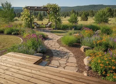 Deck interior design visualization