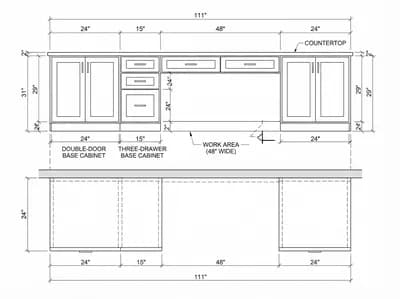 Facade interior design visualization