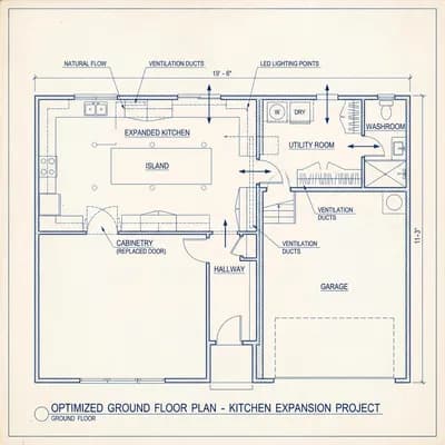 Laundry Room interior design visualization
