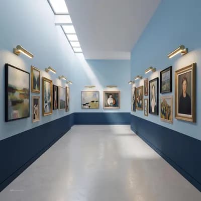 Hallway interior design visualization