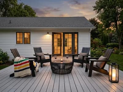 Deck interior design visualization