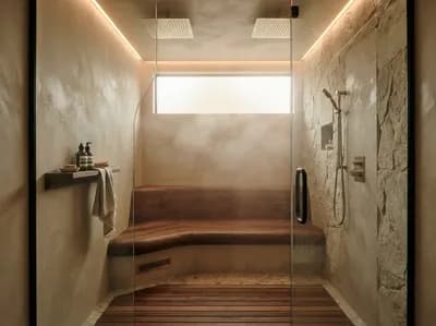 Bathroom interior design visualization