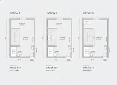 Bathroom interior design visualization