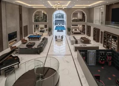 Living Room interior design visualization
