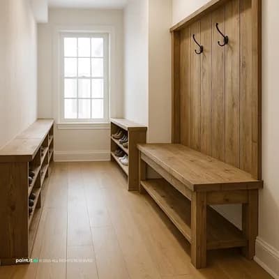 Hallway interior design visualization