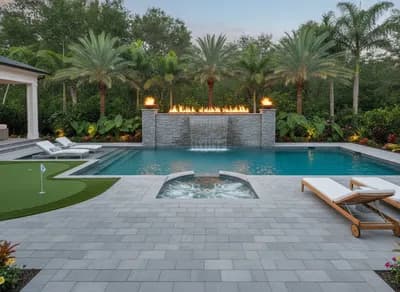 Porch interior design visualization