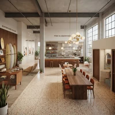 Retail interior design visualization