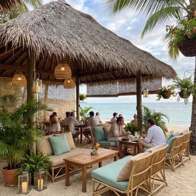 Cafe interior design visualization