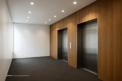 Lobby interior design visualization
