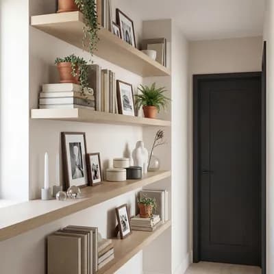 Hallway interior design visualization