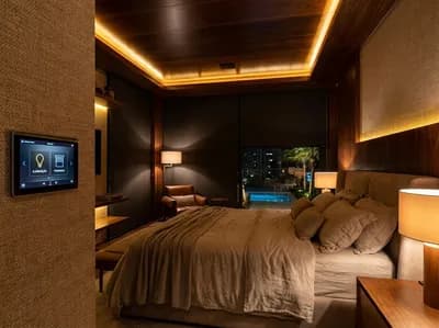 Bedroom interior design visualization