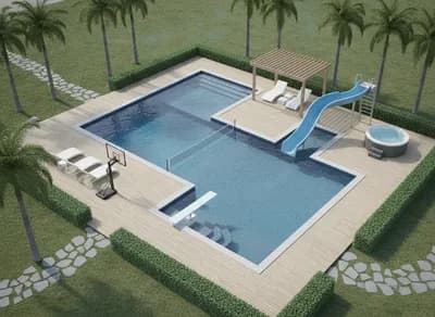 Deck interior design visualization