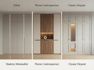 Bedroom interior design visualization