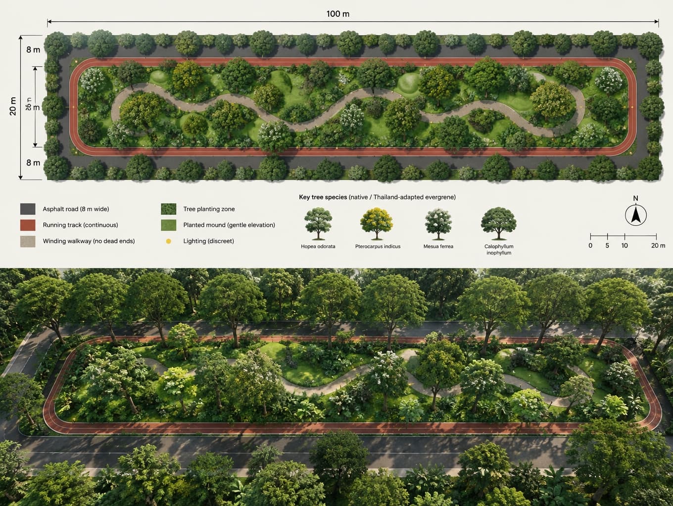 Elegant Garden Design for Thailand