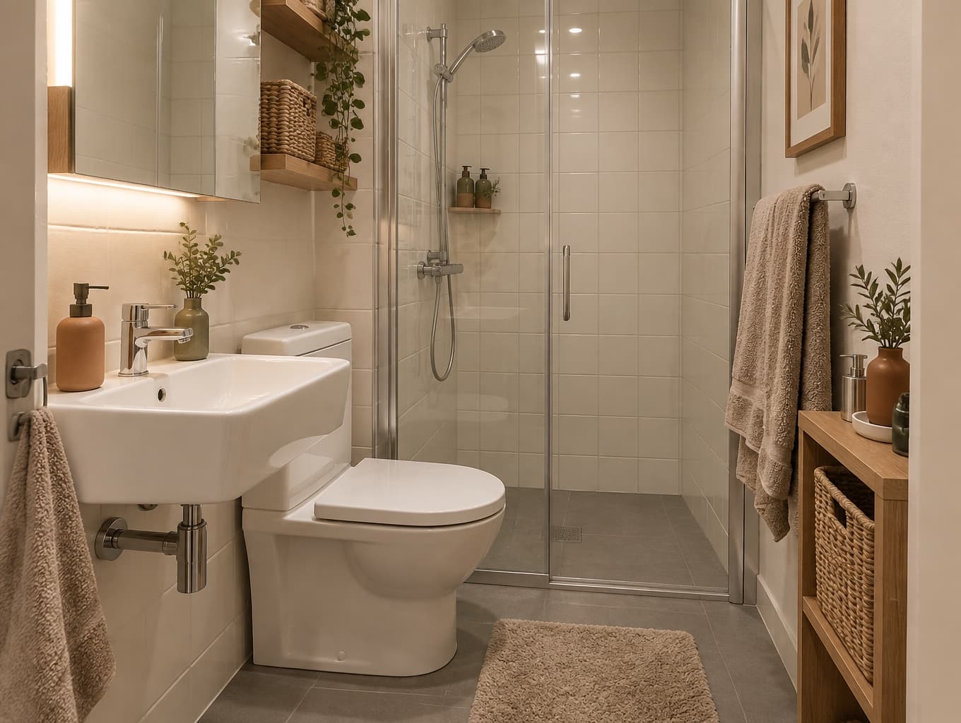 Inspiring Small Scandinavian Bathroom Ideas