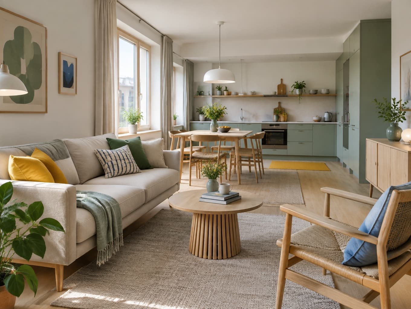 Vibrant Scandinavian Interior Design Concept