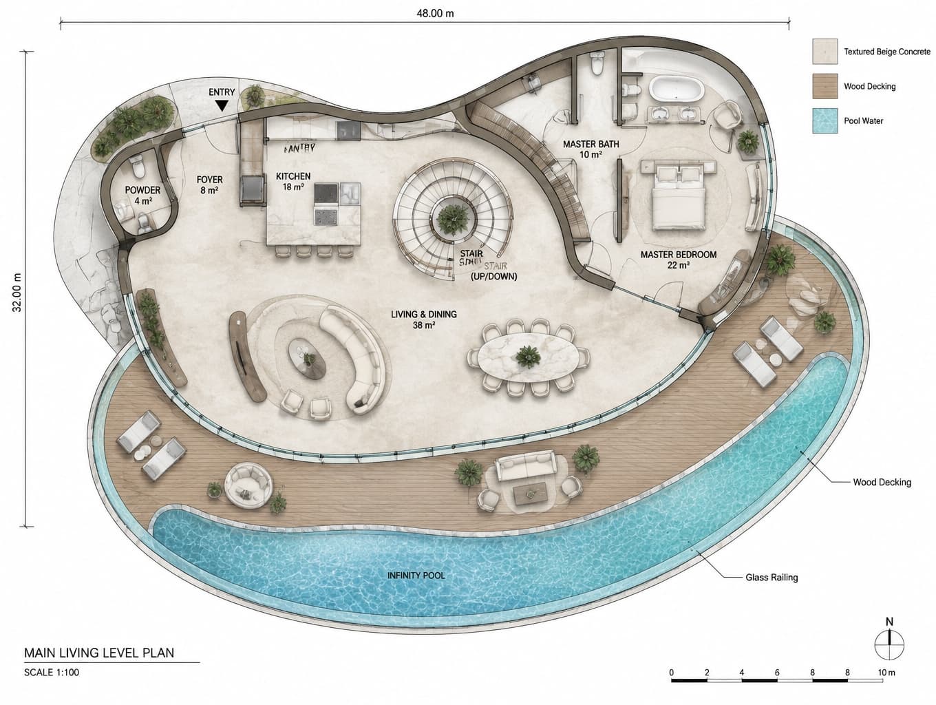 Innovative Living Level Floor Plan
