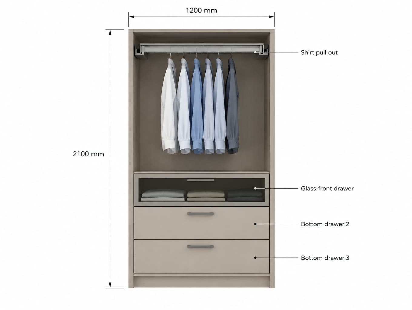 Stylish Built-In Wardrobe for Modern Spaces
